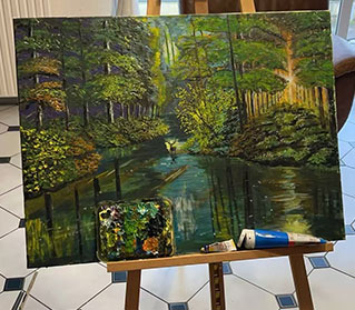 Produits de peinture à l'huile originaux