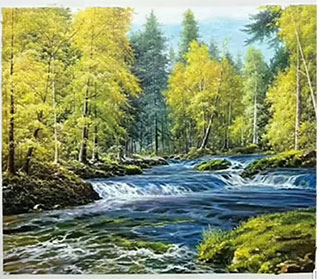 Produits de peinture à l'huile originaux